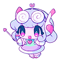 サポートAIロボットαさんのイラスト