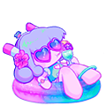 サポートAIロボットαさんのイラスト